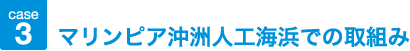 マリンピア沖洲人工海浜での取組み